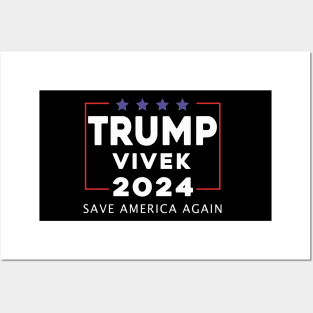 Save Trump Vote Vivek Posters and Art